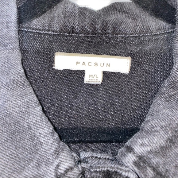 Pacsun Cropped Jean Jacket - M/L - Picture 3 of 3